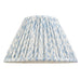 Endon 112917 Leaf 30cm Tapered Shade Shell bay blue fabric 10W LED E27 or B22 (Required) - westbasedirect.com