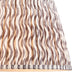 Endon 112928 Ripple 35cm Tapered Shade Pearl grey fabric 10W LED E27 or B22 (Required) - westbasedirect.com