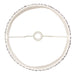 Endon 112928 Ripple 35cm Tapered Shade Pearl grey fabric 10W LED E27 or B22 (Required) - westbasedirect.com
