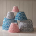 Endon 113056 Ripple 16cm Tapered Shade Coral pink fabric 7W LED E14 or B22 (Required) - westbasedirect.com