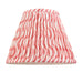 Endon 113058 Ripple 25cm Tapered Shade Coral pink fabric 10W LED E27 or B22 (Required) - westbasedirect.com