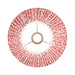 Endon 113059 Ripple 30cm Tapered Shade Coral pink fabric 10W LED E27 or B22 (Required) - westbasedirect.com