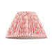 Endon 113059 Ripple 30cm Tapered Shade Coral pink fabric 10W LED E27 or B22 (Required) - westbasedirect.com