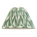 Endon 113067 Zigzag 30cm Tapered Shade Cotswold green fabric 10W LED E27 or B22 (Required) - westbasedirect.com