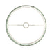 Endon 113069 Zigzag 40cm Tapered Shade Cotswold green fabric 10W LED E27 or B22 (Required) - westbasedirect.com