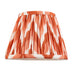 Endon 113071 Zigzag 20cm Tapered Shade Apricot orange fabric 7W LED E14 or B22 (Required) - westbasedirect.com