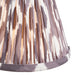 Endon 113082 Ikat 16cm Tapered Shade Pearl grey fabric 7W LED E14 or B22 (Required) - westbasedirect.com