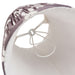 Endon 113082 Ikat 16cm Tapered Shade Pearl grey fabric 7W LED E14 or B22 (Required) - westbasedirect.com