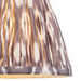 Endon 113083 Ikat 20cm Tapered Shade Pearl grey fabric 7W LED E14 or B22 (Required) - westbasedirect.com
