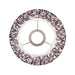 Endon 113083 Ikat 20cm Tapered Shade Pearl grey fabric 7W LED E14 or B22 (Required) - westbasedirect.com