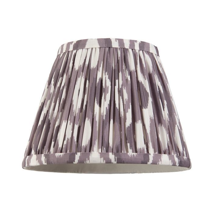 Endon 113083 Ikat 20cm Tapered Shade Pearl grey fabric 7W LED E14 or B22 (Required) - westbasedirect.com