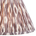 Endon 113085 Ikat 30cm Tapered Shade Pearl grey fabric 10W LED E27 or B22 (Required) - westbasedirect.com