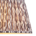 Endon 113087 Ikat 40cm Tapered Shade Pearl grey fabric 10W LED E27 or B22 (Required) - westbasedirect.com
