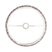 Endon 113087 Ikat 40cm Tapered Shade Pearl grey fabric 10W LED E27 or B22 (Required) - westbasedirect.com
