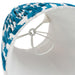 Endon 113088 Ikat 16cm Tapered Shade Marlin blue fabric 7W LED E14 or B22 (Required) - westbasedirect.com