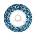 Endon 113090 Ikat 25cm Tapered Shade Marlin blue fabric 10W LED E27 or B22 (Required) - westbasedirect.com