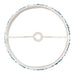 Endon 113092 Ikat 35cm Tapered Shade Marlin blue fabric 10W LED E27 or B22 (Required) - westbasedirect.com