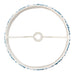 Endon 113093 Ikat 40cm Tapered Shade Marlin blue fabric 10W LED E27 or B22 (Required) - westbasedirect.com