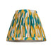 Endon 113095 Ikat 16cm Tapered Shade Yellow & jade 7W LED E14 or B22 (Required) - westbasedirect.com