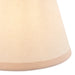 Endon 113174 Ivy 16cm Tapered Shade Vintage white & almond white fabric 7W LED E14 or B22 (Required) - westbasedirect.com