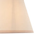 Endon 113175 Ivy 20cm Tapered Shade Vintage white & almond white fabric 7W LED E14 or B22 (Required) - westbasedirect.com