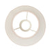 Endon 113175 Ivy 20cm Tapered Shade Vintage white & almond white fabric 7W LED E14 or B22 (Required) - westbasedirect.com