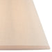 Endon 113176 Ivy 25cm Tapered Shade Vintage white & almond white fabric 10W LED E27 or B22 (Required) - westbasedirect.com