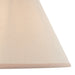 Endon 113177 Ivy 30cm Tapered Shade Vintage white & almond white fabric 10W LED E27 or B22 (Required) - westbasedirect.com
