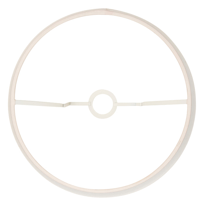 Endon 113178 Ivy 40cm Tapered Shade Vintage white & almond white fabric 10W LED E27 or B22 (Required) - westbasedirect.com