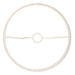 Endon 113178 Ivy 40cm Tapered Shade Vintage white & almond white fabric 10W LED E27 or B22 (Required) - westbasedirect.com