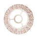 Endon 113224 Ikat 20cm Tapered Shade Neutral print fabric 7W LED E14 or B22 (Required) - westbasedirect.com