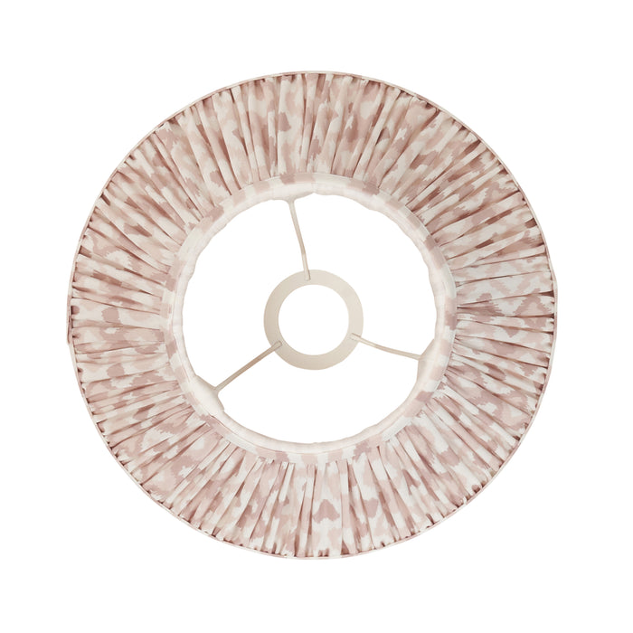 Endon 113226 Ikat 30cm Tapered Shade Neutral print fabric 10W LED E27 or B22 (Required) - westbasedirect.com