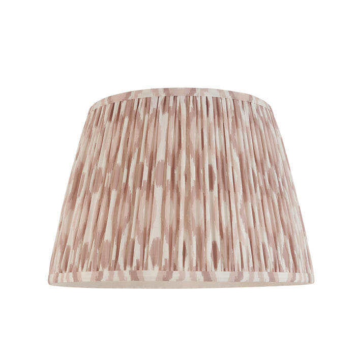 Endon 113227 Ikat 35cm Tapered Shade Neutral print fabric 10W LED E27 or B22 (Required) - westbasedirect.com