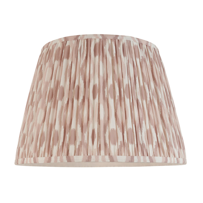 Endon 113228 Ikat 40cm Tapered Shade Neutral print fabric 10W LED E27 or B22 (Required) - westbasedirect.com