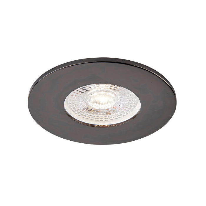 Saxby 113276 Saxby ShieldONE 65 Bezel fixed - Black Nickel Black nickel effect plate - westbasedirect.com