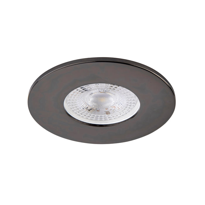Saxby 113276 Saxby ShieldONE 65 Bezel fixed - Black Nickel Black nickel effect plate - westbasedirect.com