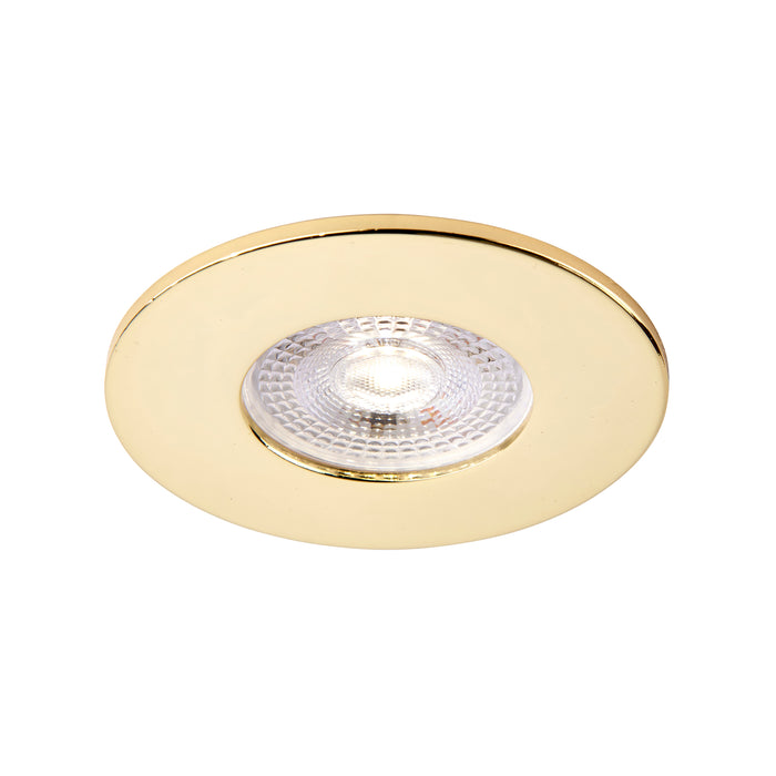 Saxby 113278 Saxby ShieldONE 65 Bezel fixed - Brass Brass effect plate - westbasedirect.com