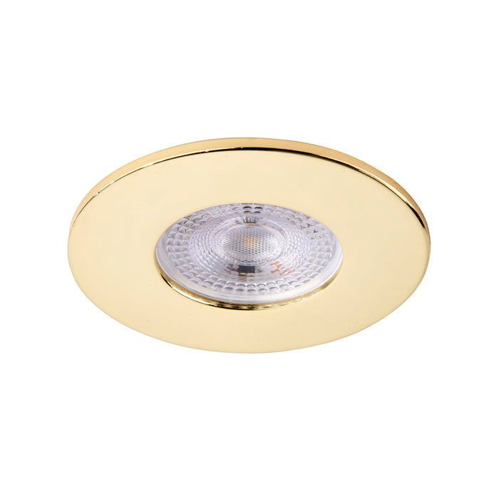 Saxby 113278 Saxby ShieldONE 65 Bezel fixed - Brass Brass effect plate - westbasedirect.com