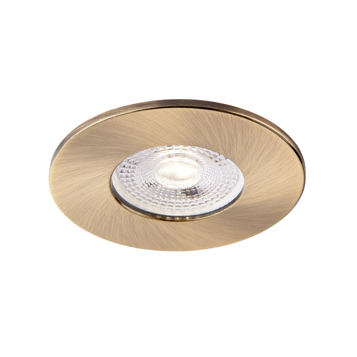 Saxby 113280 Saxby ShieldONE 65 Bezel fixed - Antique Brass Antique brass plate - westbasedirect.com