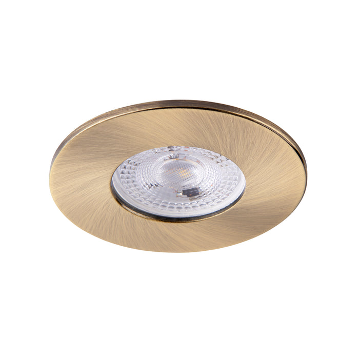 Saxby 113280 Saxby ShieldONE 65 Bezel fixed - Antique Brass Antique brass plate - westbasedirect.com