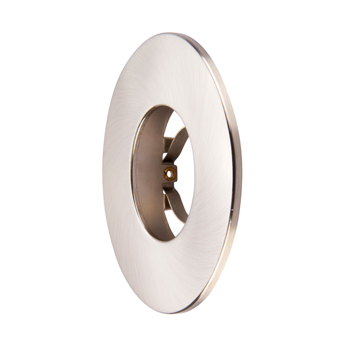 Saxby 113292 Saxby ShieldONE 75 Bezel fixed - Satin Nickel Satin nickel effect plate - westbasedirect.com
