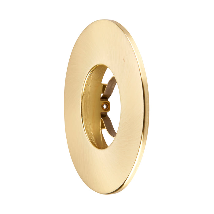 Saxby 113297 Saxby ShieldONE 75 Bezel fixed - Satin Brass Satin brass effect plate - westbasedirect.com
