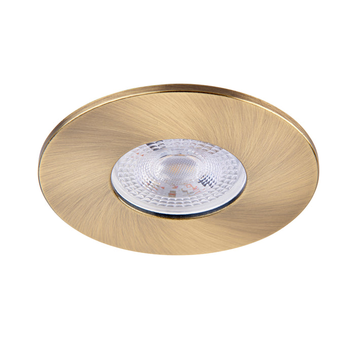 Saxby 113298 Saxby ShieldONE 75 Bezel fixed - Antique Brass Antique brass plate - westbasedirect.com