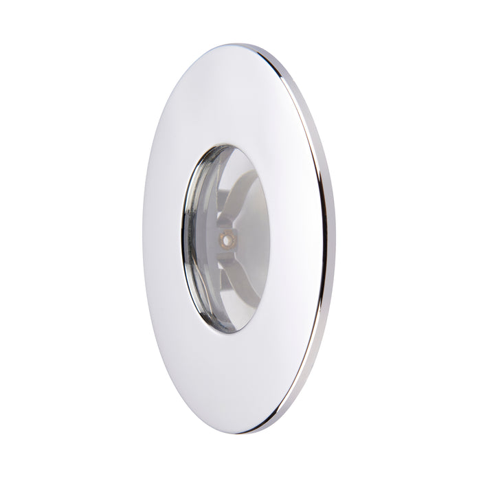 Saxby 113303 Saxby ShieldONE 75 Bezel iP65 - Chrome IP65 Chrome effect plate - westbasedirect.com