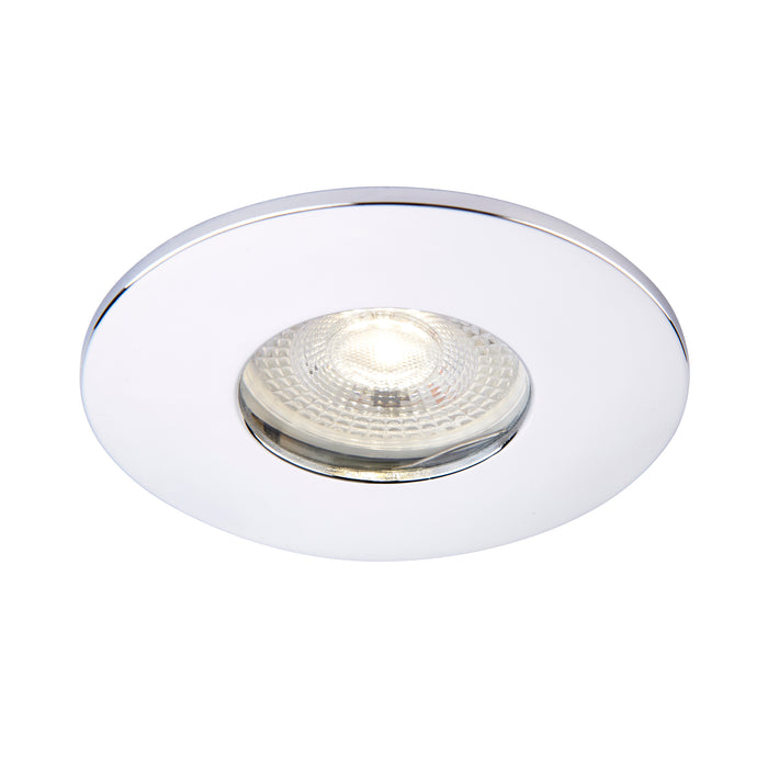 Saxby 113303 Saxby ShieldONE 75 Bezel iP65 - Chrome IP65 Chrome effect plate - westbasedirect.com
