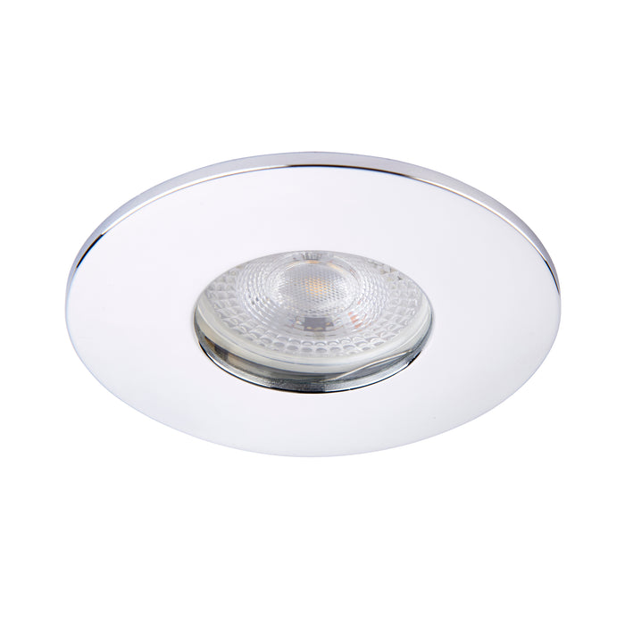 Saxby 113303 Saxby ShieldONE 75 Bezel iP65 - Chrome IP65 Chrome effect plate - westbasedirect.com