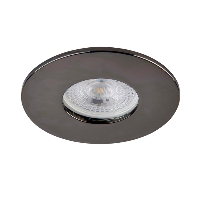 Saxby 113304 Saxby ShieldONE 75 Bezel iP65 - Black Nickel IP65 Black nickel effect plate - westbasedirect.com