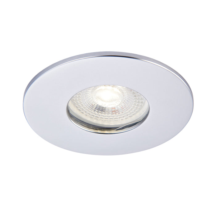 Saxby 113305 Saxby ShieldONE 75 Bezel iP65 - Silver IP65 Silver effect paint - westbasedirect.com