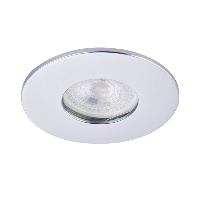 Saxby 113305 Saxby ShieldONE 75 Bezel iP65 - Silver IP65 Silver effect paint - westbasedirect.com