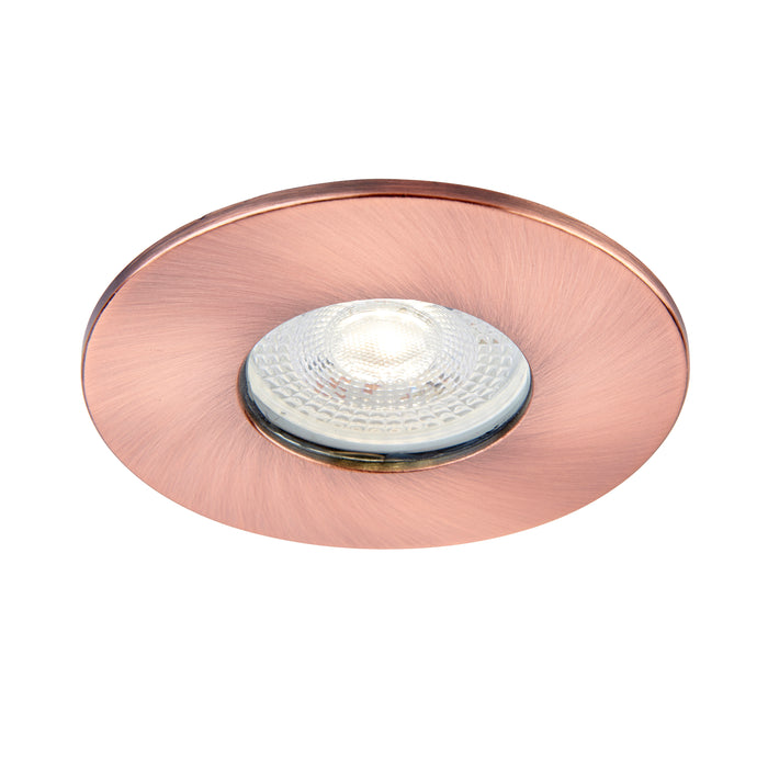 Saxby 113309 Saxby ShieldONE 75 Bezel iP65 - Copper IP65 Copper plate - westbasedirect.com